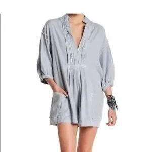 Free People Soft Blue Swim Cover-Up